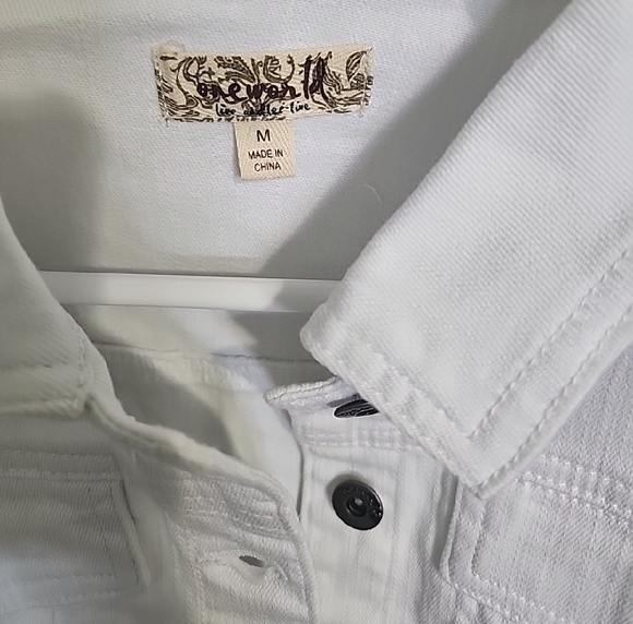 ONE WORLD White Button-Up Jacket - Picture 2 of 3